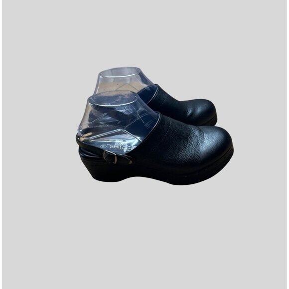 Sbicca Womens Black Synthetic Professional Clogs Slip-On Comfort Shoes Size 7W - Picture 7 of 10